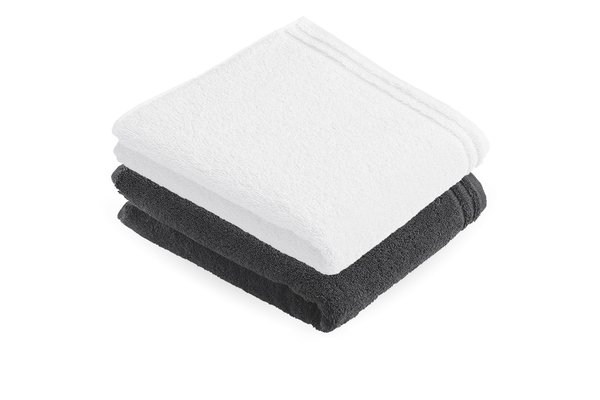 SWISS COLOR Handtuch weiss mit Logo, 50x100 cm